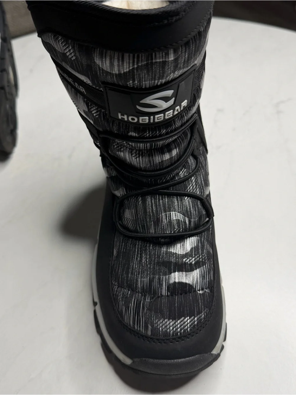 Hobibear Kids' Black Winter Rain & Snow Boots